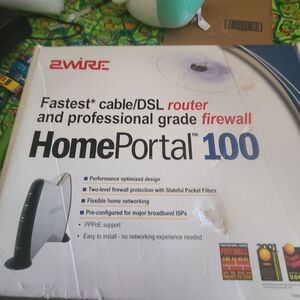 2wire Fastest Cable/DSL Router And Professional Grade Firewall Home Portal 100